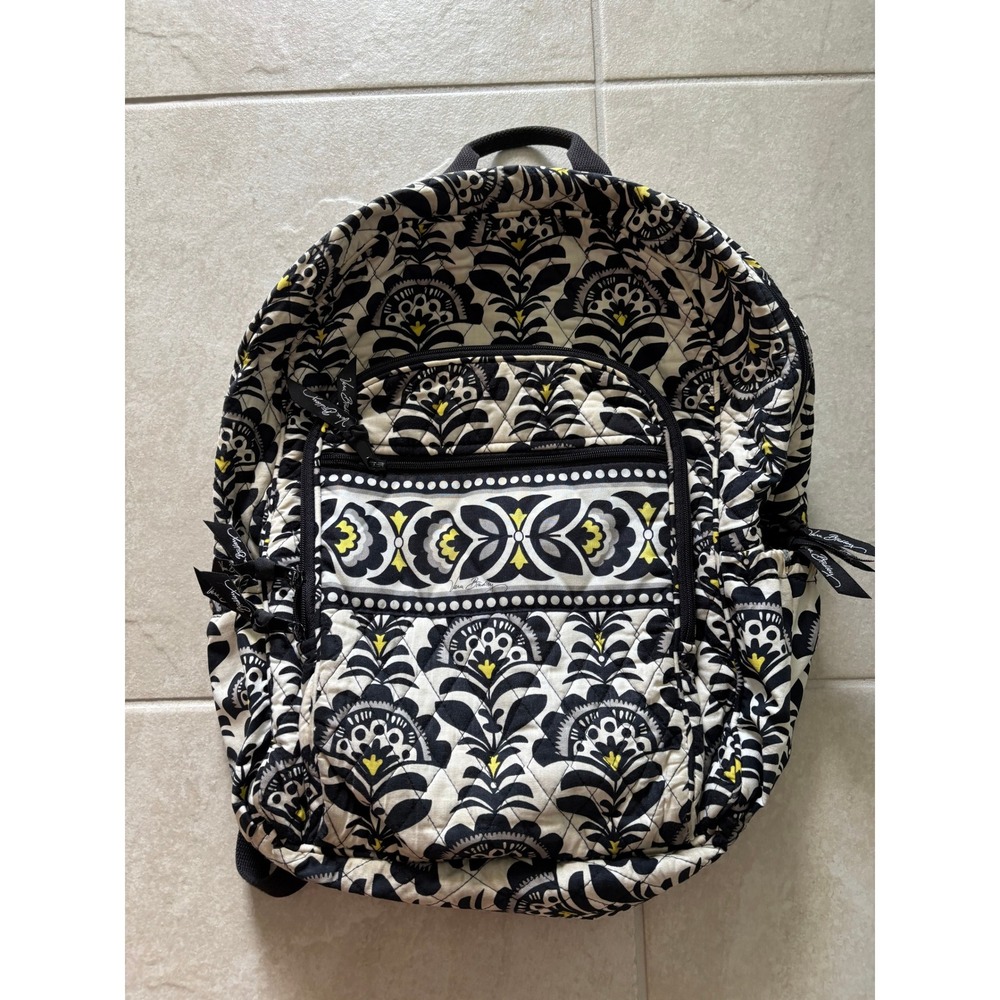 Vera Bradley Campus Backpack Fanfare School Academia College Preppy - Picture 4 of 10